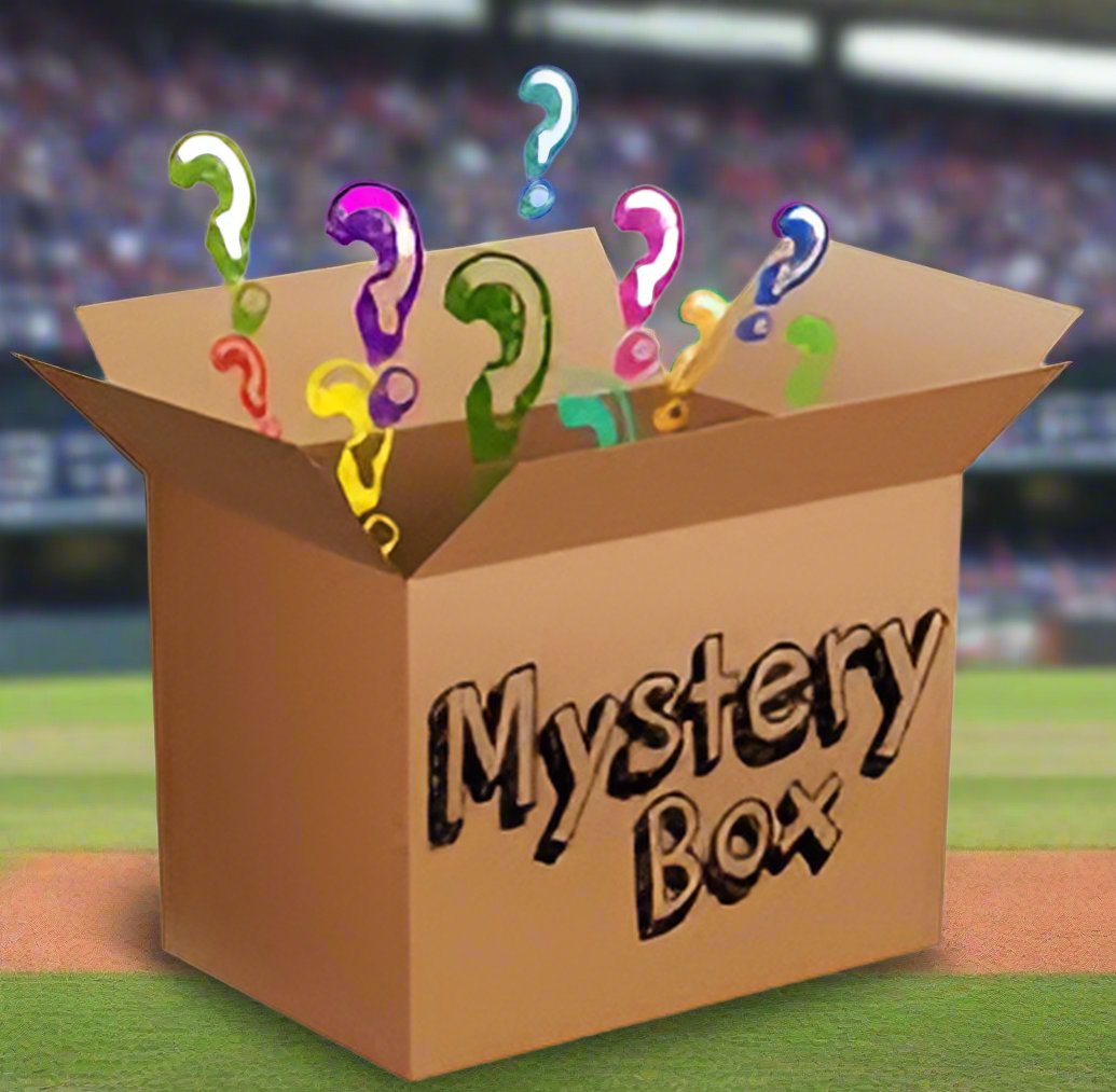 Mystery Box - includes one 33 inch scrap baseball catchers mitt, right hand thrower, and one mystery Rico product.