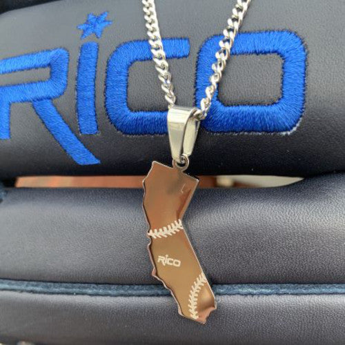 California Rico Baseball Necklace
