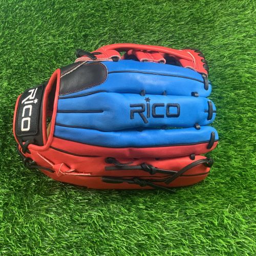 13 inch Flash Glove, lefty thrower, red, royal, black, with H web.
