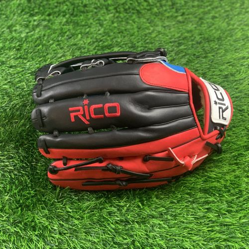 13 inch Flash Glove, right hand thrower, red, royal, black, with H web.