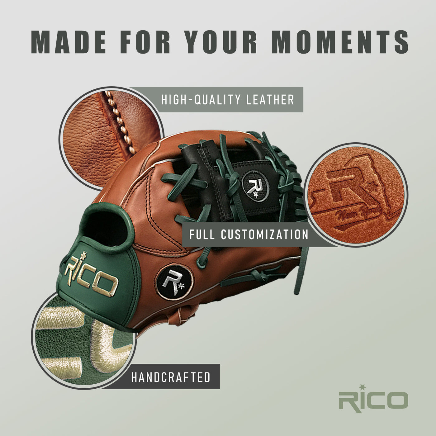 Custom Baseball Glove (New template)