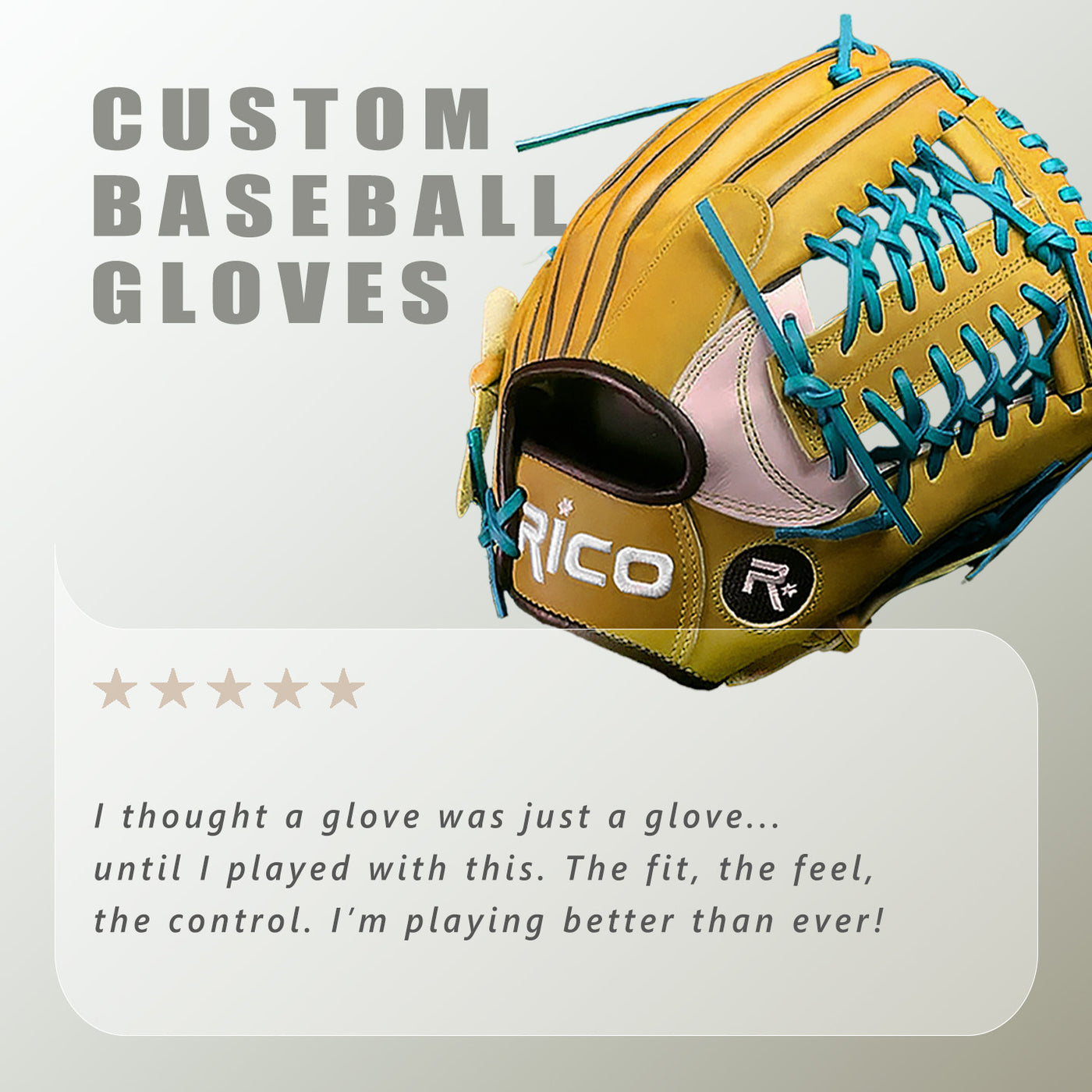 Custom Baseball Glove (New template)