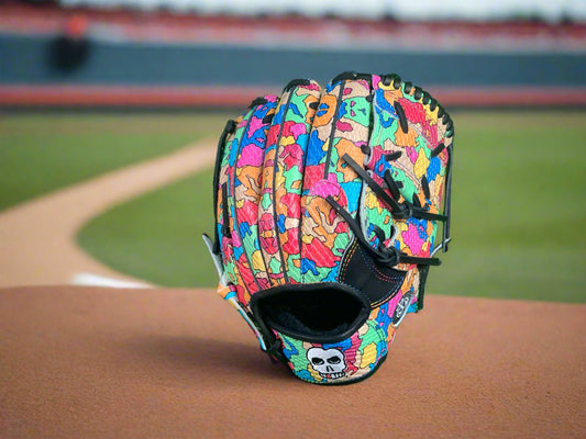 11.75 inch Limited Edition Rico X @1hunna_g, right hand thrower, closed L web, kip leather with python impression.